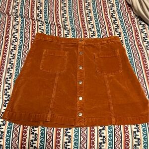 Urban outfitters velvet skirt size Lb